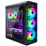 STGsivir Gaming PC de bureau de jeu, Intel Core i5-10400F jusqu'à 4,3 G, RTX 2070 8G GDDR6, 32 G DDR4, SSD 2 To, WiFi 600 M, BT 5.0, RVB x 7, W11H64