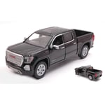 GMC SIERRA 1500 DENALI CREW CAB 2019 BLACK 1:27 MotorMax Auto Stradali Die Cast