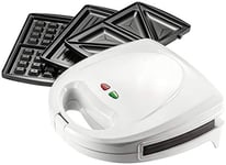 Judge JEA59 Toasted Sandwich Maker, Waffle Maker and Panini Grill Press with 3 Non-Stick Dishwasher Safe Grill Plates – 2 Year Guarantee