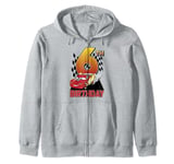 Disney Pixar Cars Lightning McQueen 6th Birthday Peel Out Sweat à Capuche