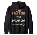 Cute Dalmador Dog Breed Owner Love Puppy Zip Hoodie