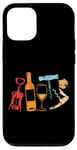 iPhone 12/12 Pro Sommelier Wine Drinking Tasting Retro Corkscrew Wine Opener Case