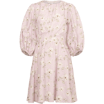 Clara Dress - Lavender Peony Print