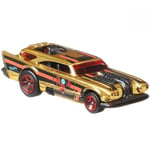 Hot Wheels Cars Bilar metall 7cm Marvel Spider-man Iron Man Guld