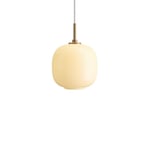 Louis Poulsen VL 45 Radiohus Ø175 taklampa Brass/Glossy Pale Yellow