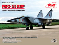 Mig-25 Rbf , Reconnaissance Soviétique Avion 1:72 Plastique Model Kit Icm