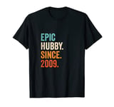 Mens Epic Hubby Since 2009 | 14th wedding anniversary T-Shirt