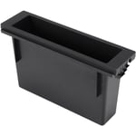 BoîTe de Rangement Universelle Support Tasse Tableau Bord Voiture Double 1 Din en Plastique pour Radio StéRéO