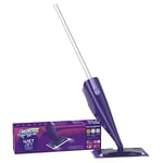 Swiffer WetJet Kit de démarrage pour Nettoyeur de sols et Bois durs, Comprend : 1 Balai électrique, 10 tampons, Solution de Nettoyage, Piles