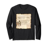 Behold the Field in Which I Grow my fvcks, funny medieval Long Sleeve T-Shirt