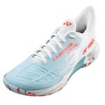 Yonex Power Cushion Cascade Drive Court Shoes - White/Water Blue