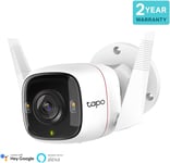 Tapo 2K QHD Wireless Outdoor Security Camera, IP66 Weatherproof, Motion Built-in