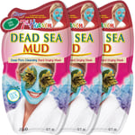 7TH HEAVEN Dead Sea Deep Pore Cleansing Hard Drying Mud Mask 20g *PACK OF 3*