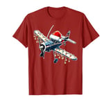 RC Airplane Model Flight Pilot Christmas Hat Xmas T-Shirt