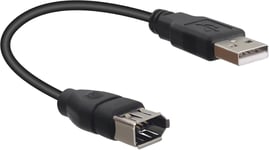 Câble Convertisseur De Données Usb 2.0 Type A Mâle Vers Ieee 1394 Firewire 6 Broches Femelle Pour Appareil Photo Numérique, Caméscope, Ordinateur Portable, Dv, Noir[Q1983]