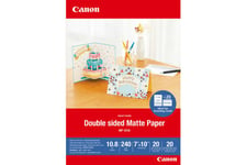 Canon MP-101D - fotopapir - dobbelt mat - 20 ark - 177.8 x 254 mm - 240 g/m²