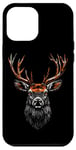 Coque pour iPhone 12 Pro Max Bois de Cerf Chasse Chevreuil Cerf Rouge Bois de Cerf