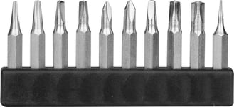 Donau Bit-Set 10teilig MBS69 MBS69 Innen-Vierkant (Robertson), Tri-Wing, Innen-Dreikant, Pentalobe