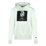 Icon Logo White Hoodie