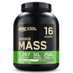 Optimum Nutrition Serious Mass Protein Powder High Calorie Mass Gainer with Vitamins, Creatine and Glutamine, Cookies and Cream, 8 Servings, 2.73 kg, Packaging May Vary