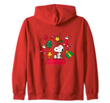 Peanuts - Snoopy & Woodstock Christmas Overload Zip Hoodie