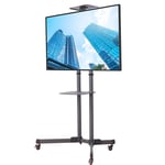 Tall Universal Mobile TV Cart TV Stand Mount Trolley for 32-70'' Screens Monitor