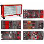 Servante d'atelier complète avec armoire xl 514 outils Mw Tools MWE512K3