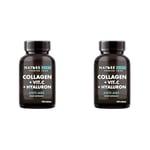 Nature Diet - Collagen with Hyaluronic Acid and Vitamin C, 180 Tablets, 500 mg, Anti Ageing, Hydrolyzed Collagen (Pack of 2)