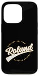 Coque pour iPhone 13 Pro Funny Personalized First Name Design for Roland