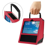 Amazon Echo Show Enfärgad fodral väska med handtag - Röd