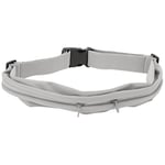 Ultrasport Sports Ceinture Sac avec 2 compartiments zippés, Sac en matériau imperméable, Longueur réglable env. 77 à 100 cm, Gris