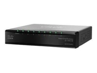 Cisco Small Business SF 100D-08 - Commutateur - non géré - 8 x 10/100 - de bureau - Tension CC