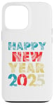 Coque pour iPhone 13 Pro Max Happy New Year 2025 Vintage Retro Kids Men Women Family