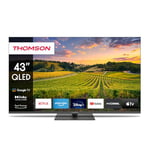 THOMSON 43'' (109 cm) QLED Central Stand - Google TV (Android 11) - Youtube, Prime Video - 43QG5C14-2024