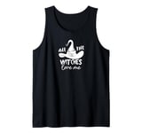 All The Witches Love Me - Funny Halloween Witch Hat Tank Top