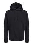 JACK & JONES JJESTAR Basic Sweat Hood Sweatshirt à Capuche, Noir, L Homme