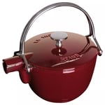 STAUB Cast Iron 5 Cup Teapot and Serving Pot, 1.1L