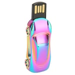 USB-muistitikku Cool Sports Car Shape Plug and Play Mini Metal USB2.0 Flash Drive USB Memory Stick PC Kannettava Auto Värikäs 128GB