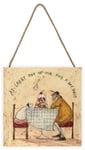 Sam Toft (At Least One of Our Five a Day) Wooden Block Wall Art 20x20x3cm deep