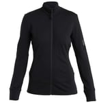 Icebreaker Quantum IV LS Zip Women Svart M - Fri frakt