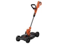 Black & Decker Besta530cm-Qs, Grästrimmer, D-Format Handtag, 1,6 Mm, 7500 Rpm, Svart, Orange, 30 Cm