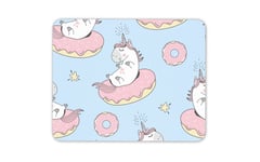 Cartoon Unicorn Donut Inflatable Mouse Mat Pad - Princess Cool Fun Gift #14979