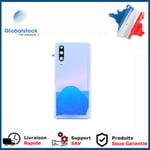 Vitre arrière avec Adhésif + Lentille camera + support pour Huawei P30 Breathing Crystal + Logo