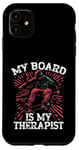 Coque pour iPhone 11 Skateboard Funny Board Skater Stuff