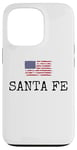 Coque pour iPhone 13 Pro Santa Fe City, États-Unis, drapeau, État, voyages, États-Unis, Amérique, femmes, hommes