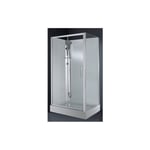 Alutrade - Cabine de douche carat 120x80 cm Thermostatique - Version Gauche