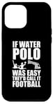 Coque pour iPhone 12 Pro Max Cool Water Polo Sports Player Lover pour homme et femme