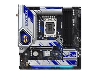 ASRock B760M PG Sonic WiFi - Moderkort - micro ATX - LGA1700-uttag - B760 Chipuppsättning - USB 3.2 Gen 1, USB 3.2 Gen 2, USB-C 3.2 Gen2 - 2.5 Gigabi