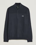 BOSS GREEN Momentum Knitted Half Zip Dark Blue