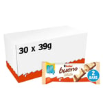 Kinder Bueno White Chocolate Bar Pack of  30 x 39g